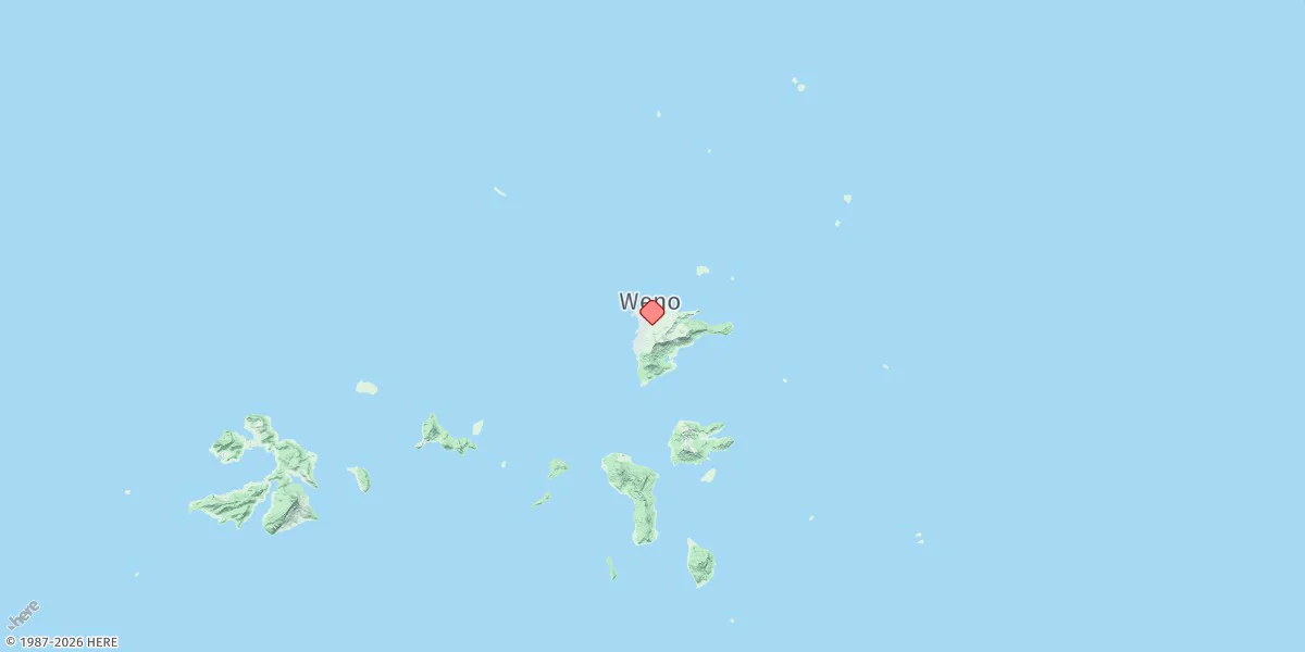 Map preview for Moen Island, Truk Islands