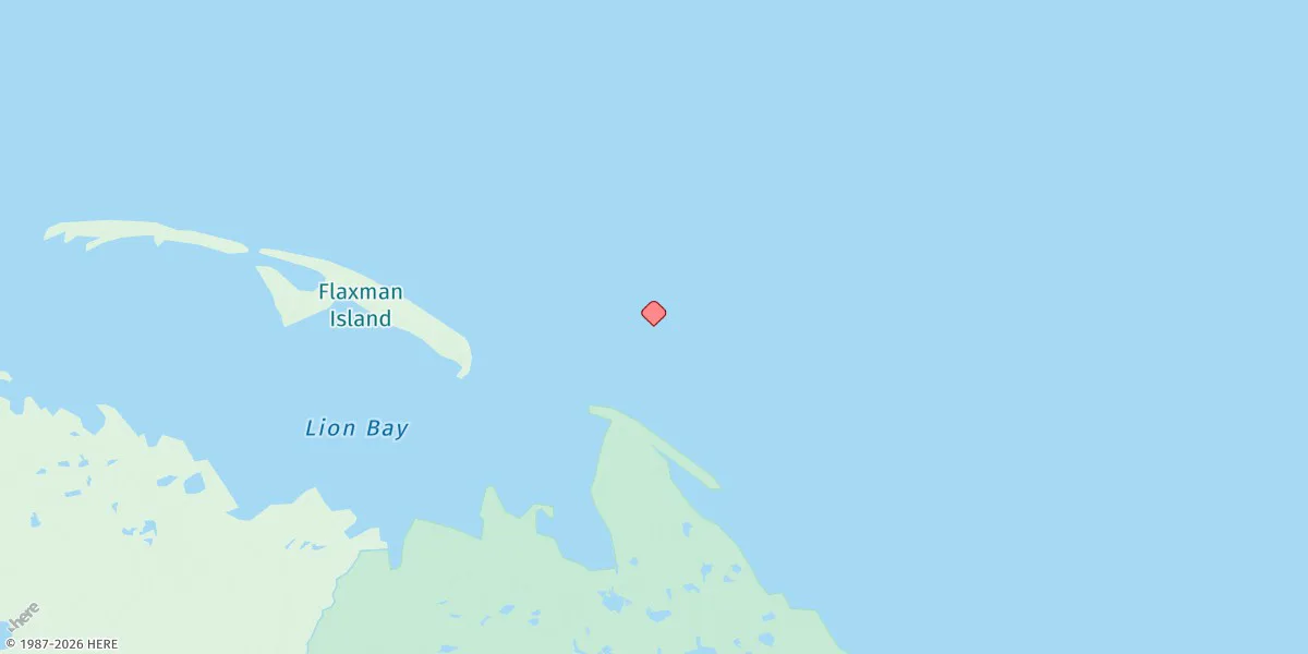 Map preview for Flaxman Island, Alaska
