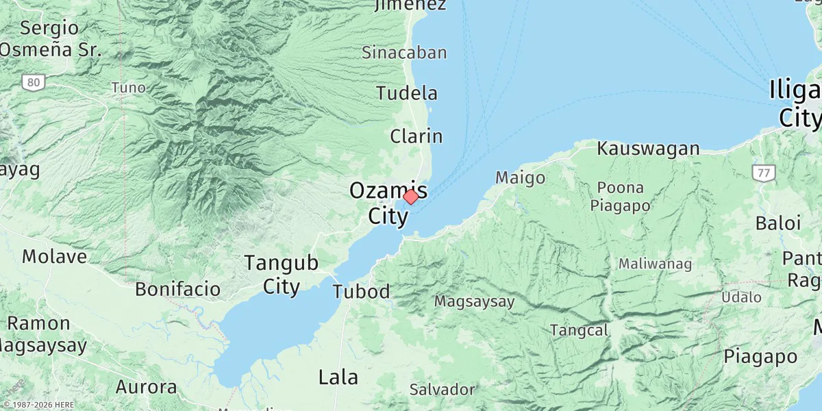 Map preview for Ozamiz