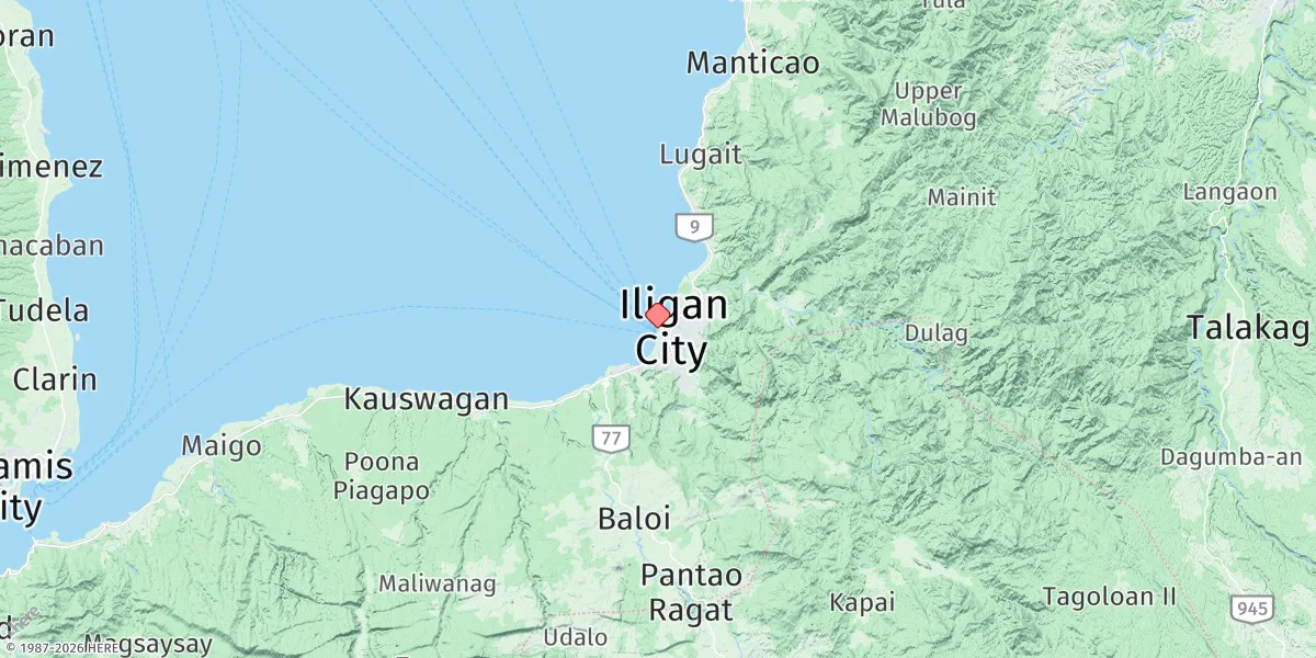 Map preview for Iligan