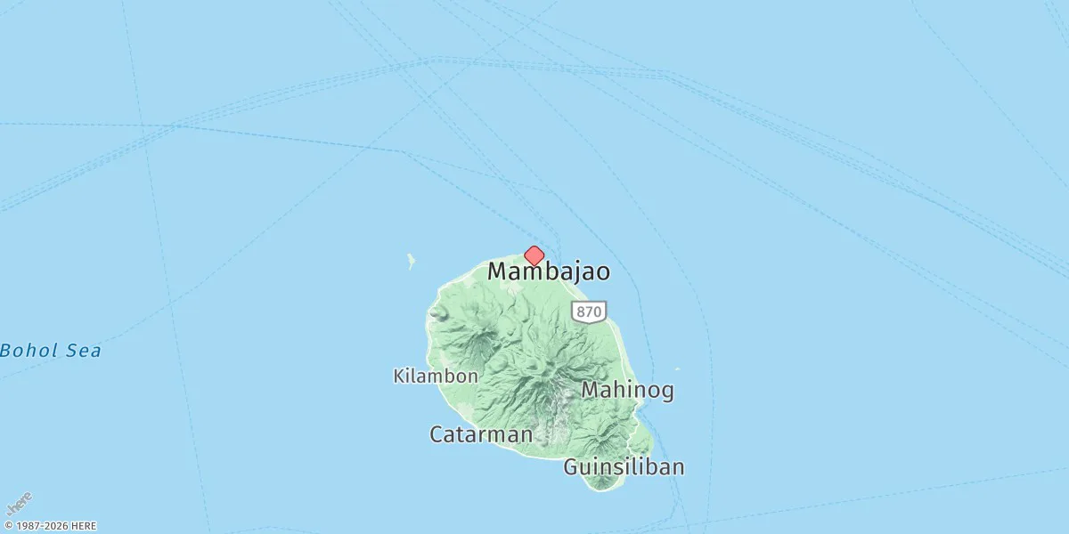 Map preview for Mambajao