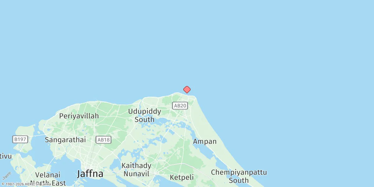Map preview for Point Pedro