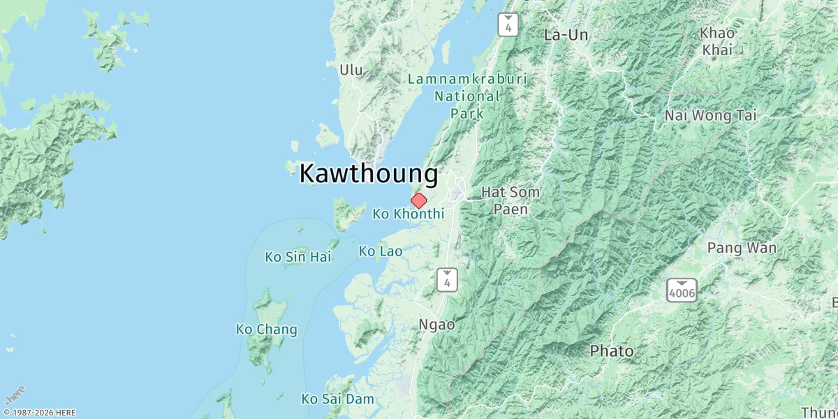 Map preview for Pak Nam Ranong