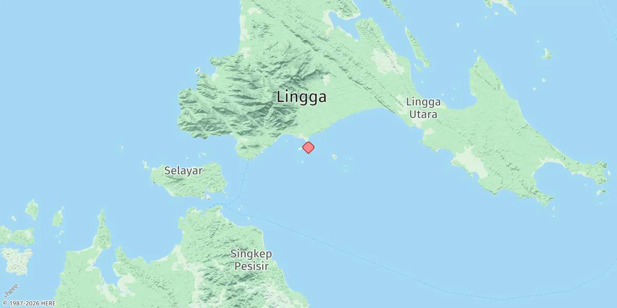 Map preview for Tanjung Butun