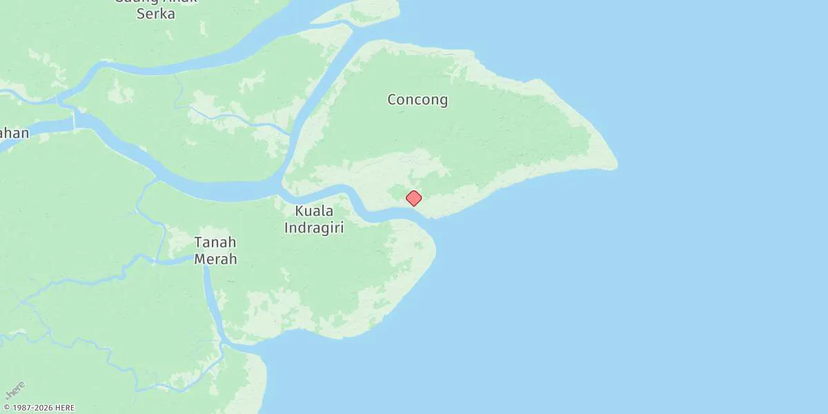 Map preview for Kuala Lajau