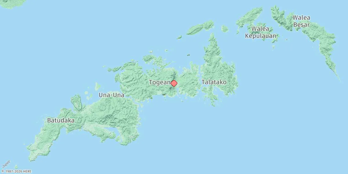 Map preview for Teluk Togian