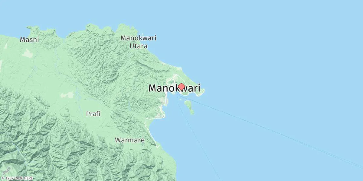 Map preview for Manokwari