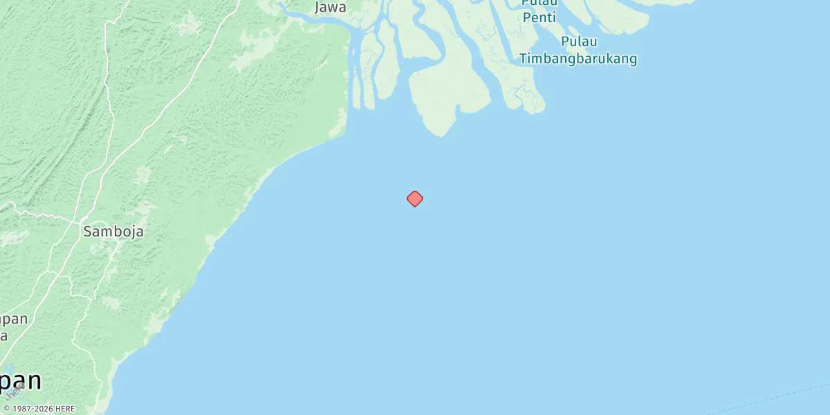 Map preview for Muara Pegah (Outer Bar)