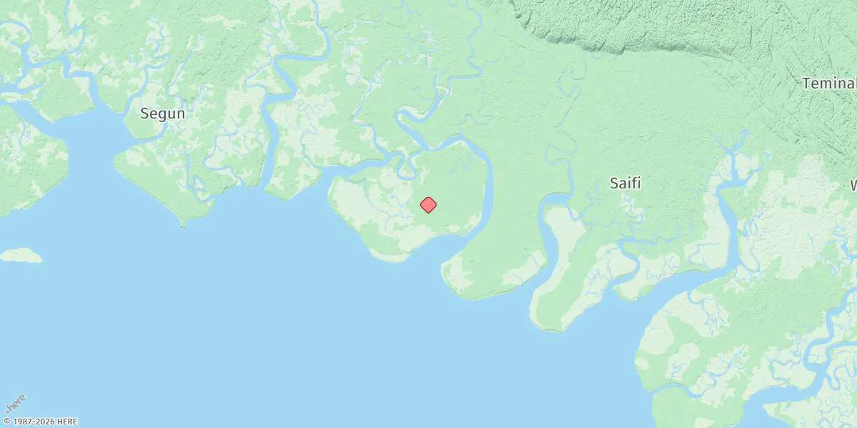 Map preview for Sungai Karabra