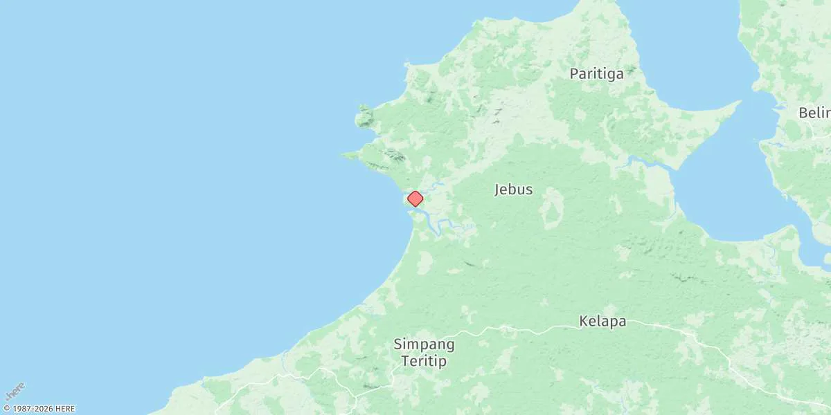 Map preview for Teluk Bulu