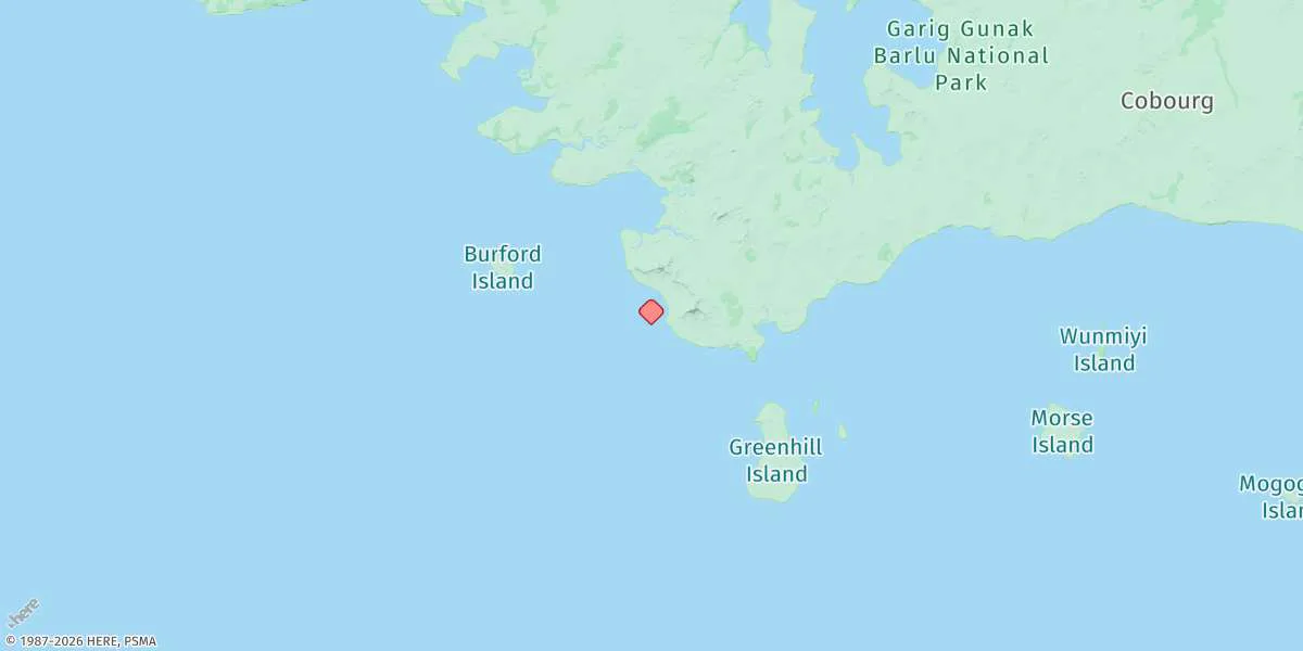 Map preview for Two Hills Bay