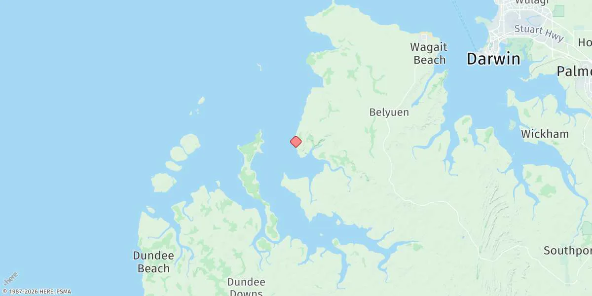 Map preview for Burge Point