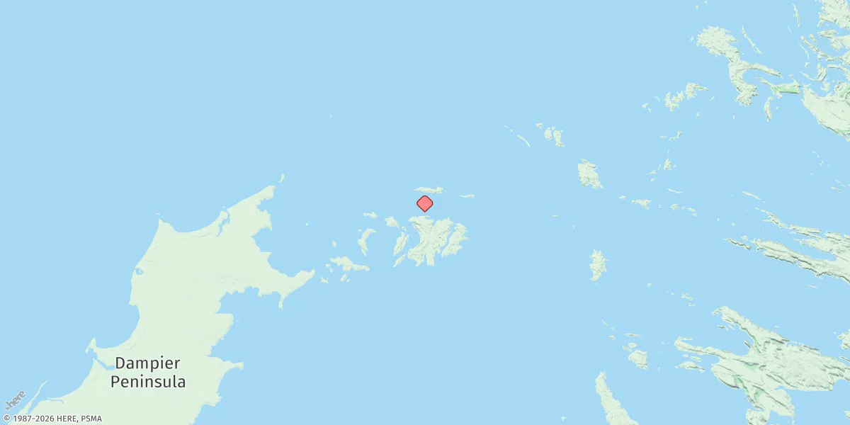 Map preview for Sunday Island