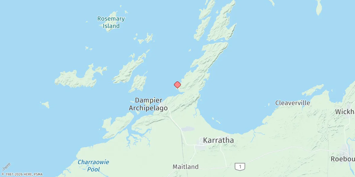 Map preview for Dampier (King Bay)