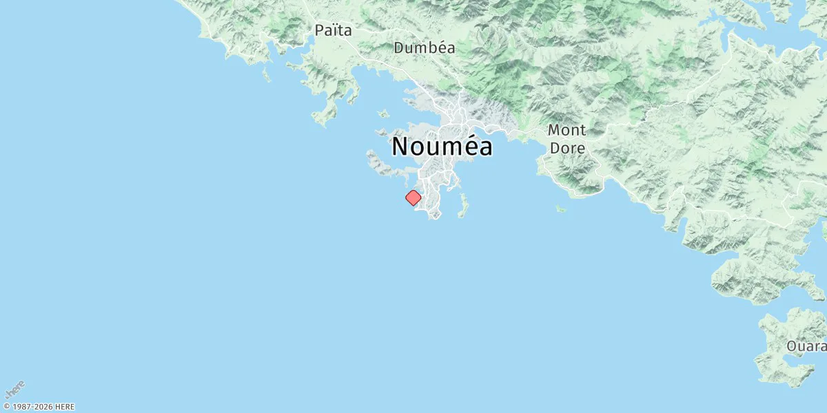 Map preview for Nouméa