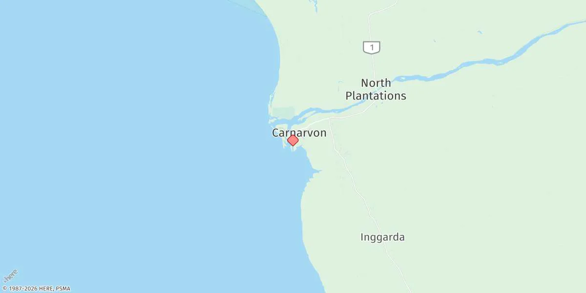 Map preview for Carnarvon