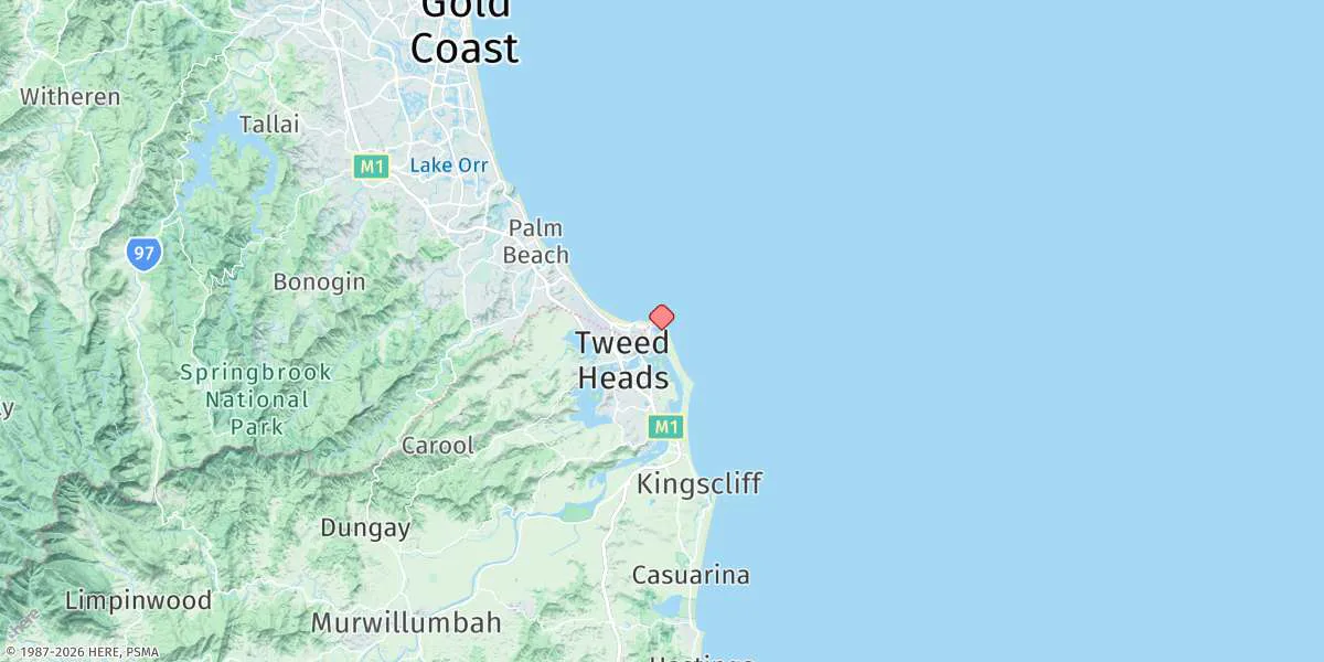 Map preview for Tweed River
