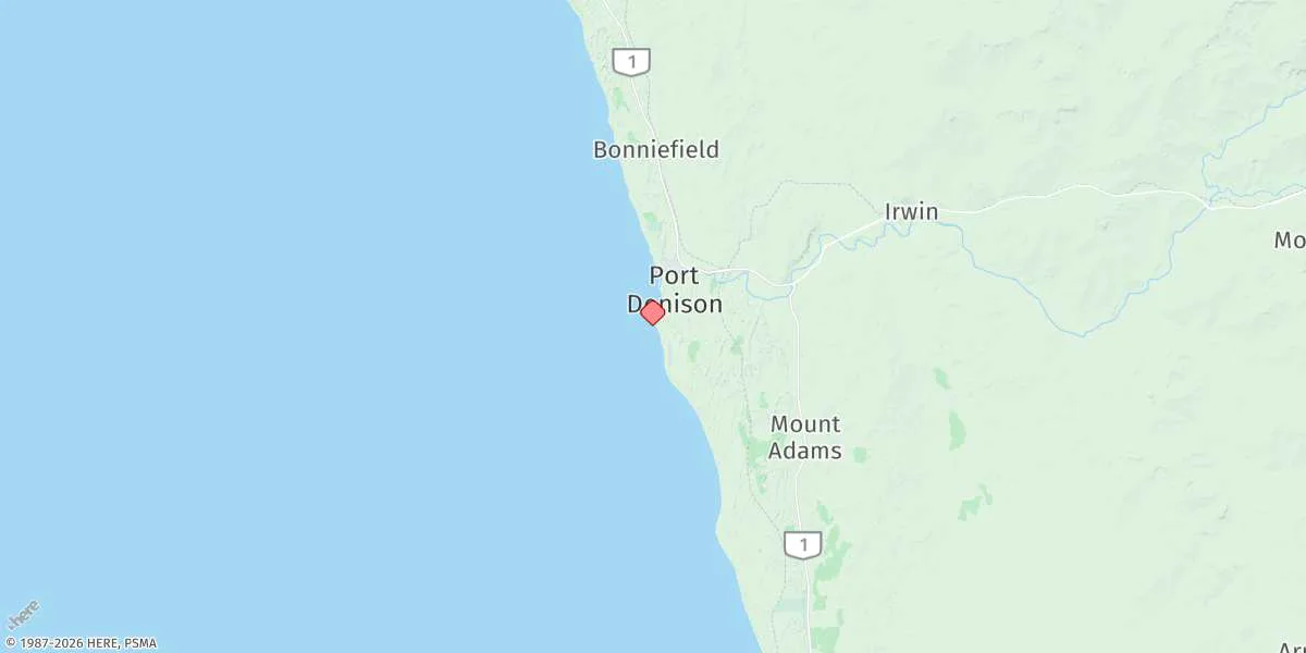 Map preview for Port Denison