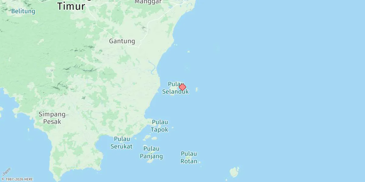 Map preview for Pulau Selandu (Near)