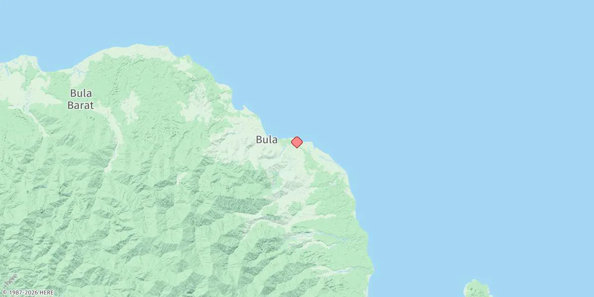 Map preview for Teluk Bula