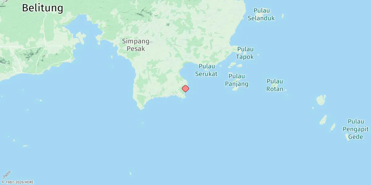 Map preview for Tanjung Batuhitam