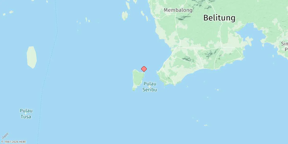 Map preview for Pulau Seliu