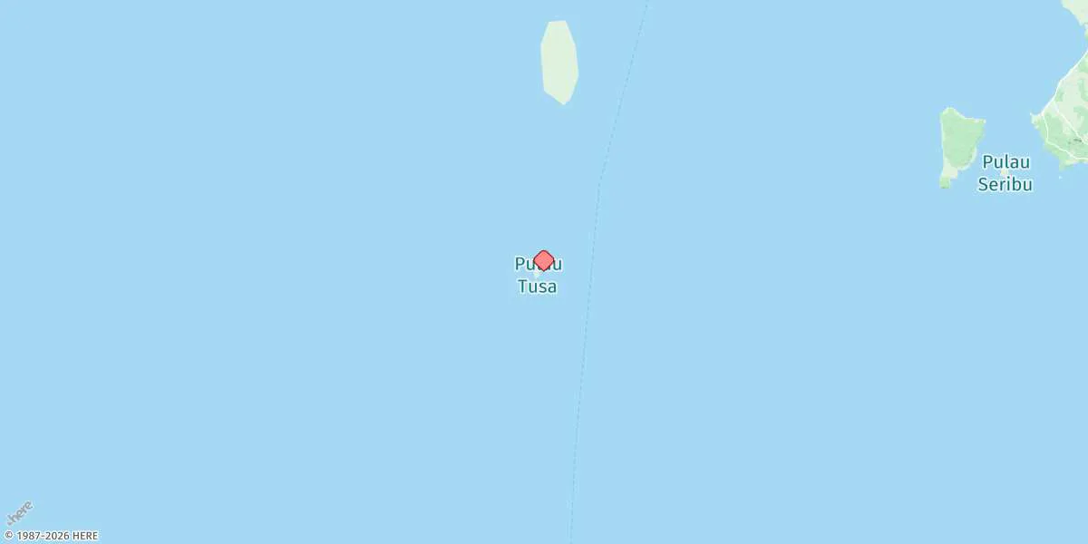 Map preview for Pulau Simedang