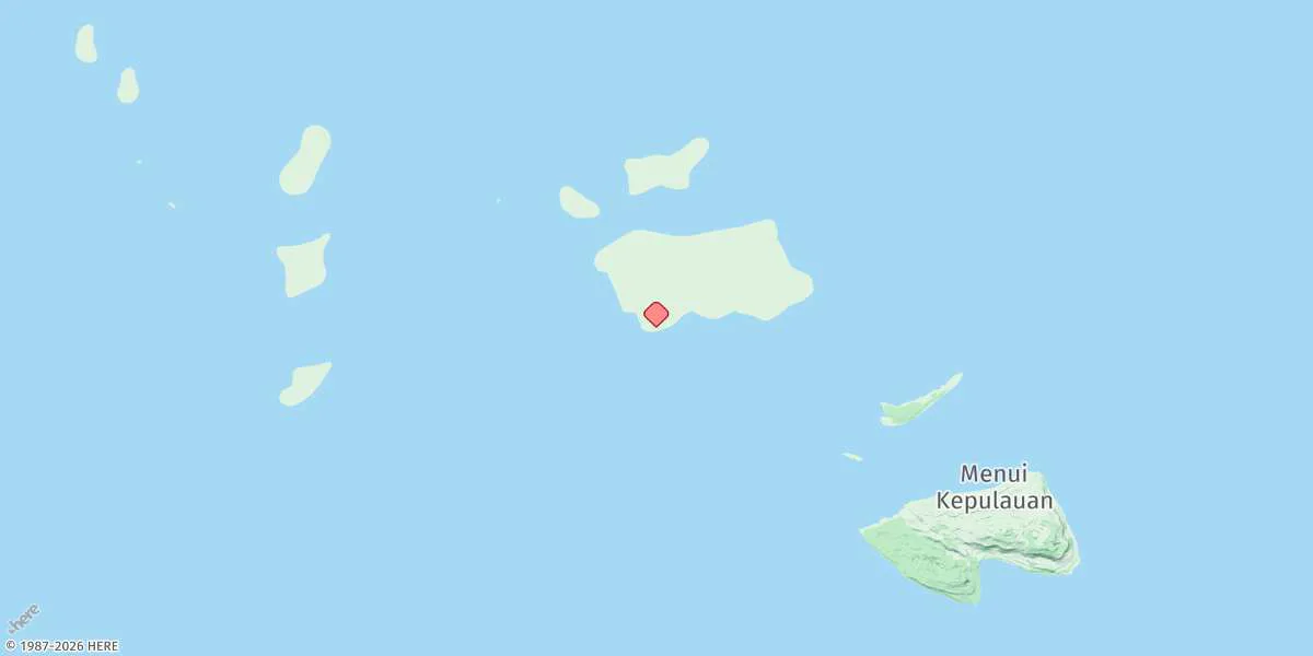 Map preview for Pulau Kokoila