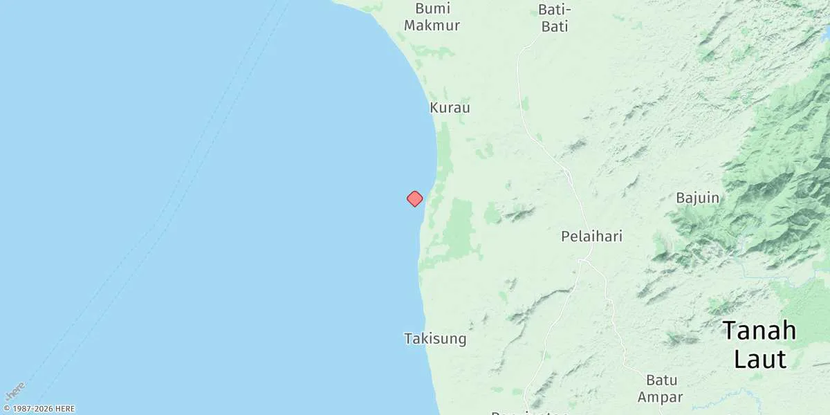 Map preview for Sungai Tabanio