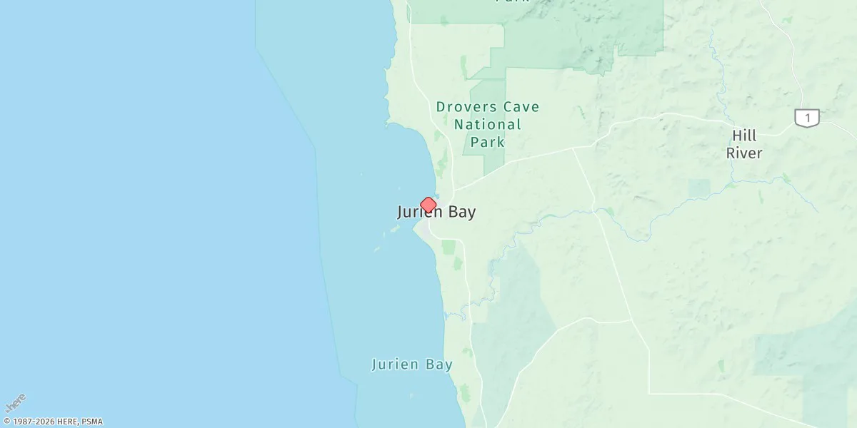 Map preview for Jurien Bay