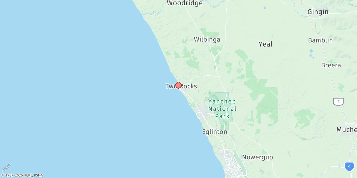 Map preview for Two Rocks Marina