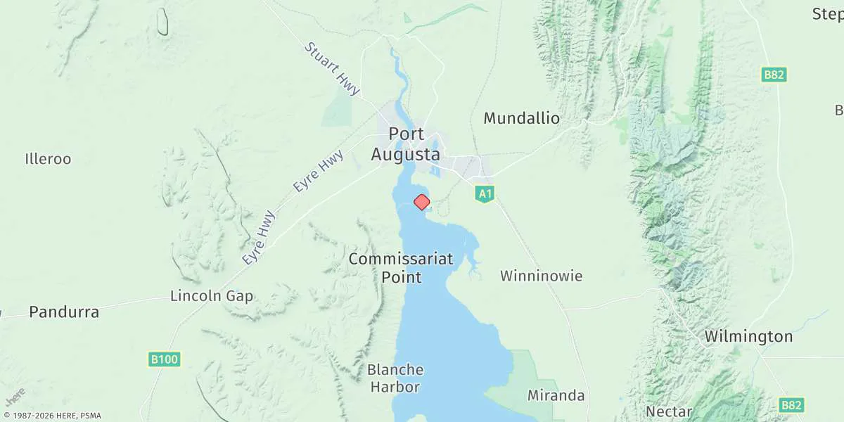 Map preview for Port Augusta