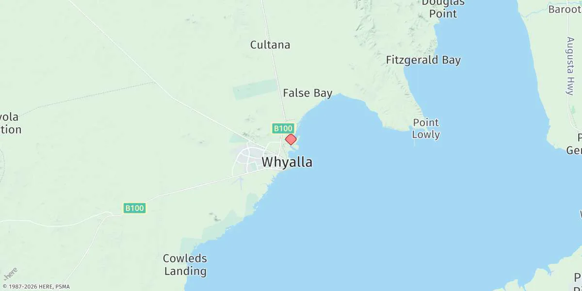 Map preview for Whyalla