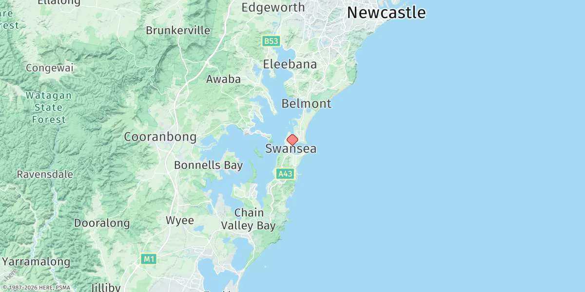 Map preview for Swansea