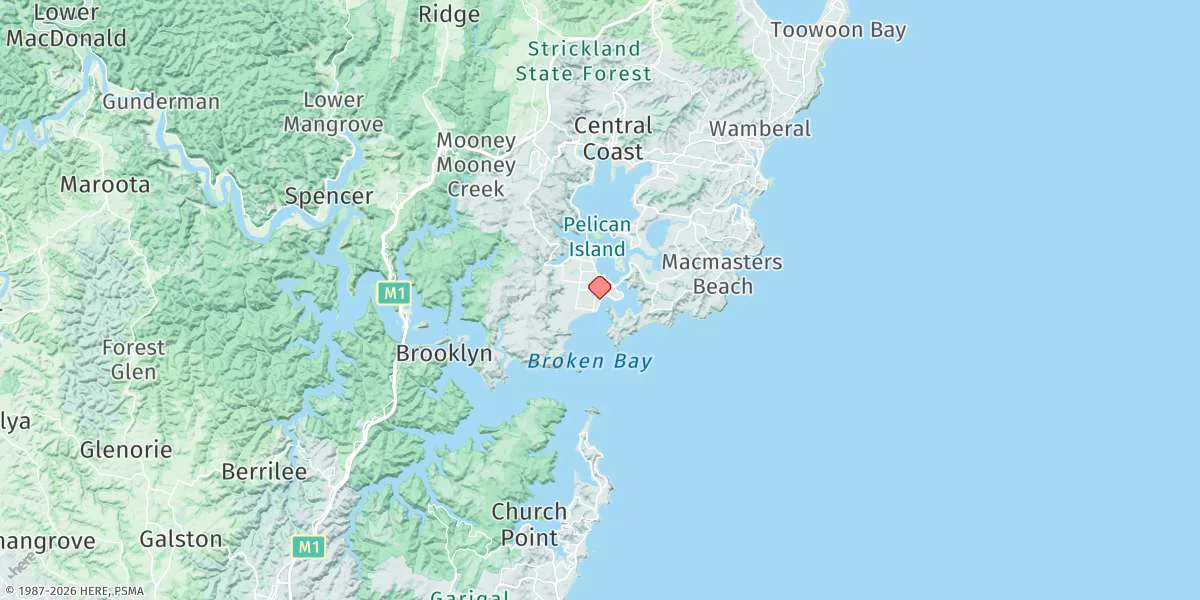 Map preview for Ettalong