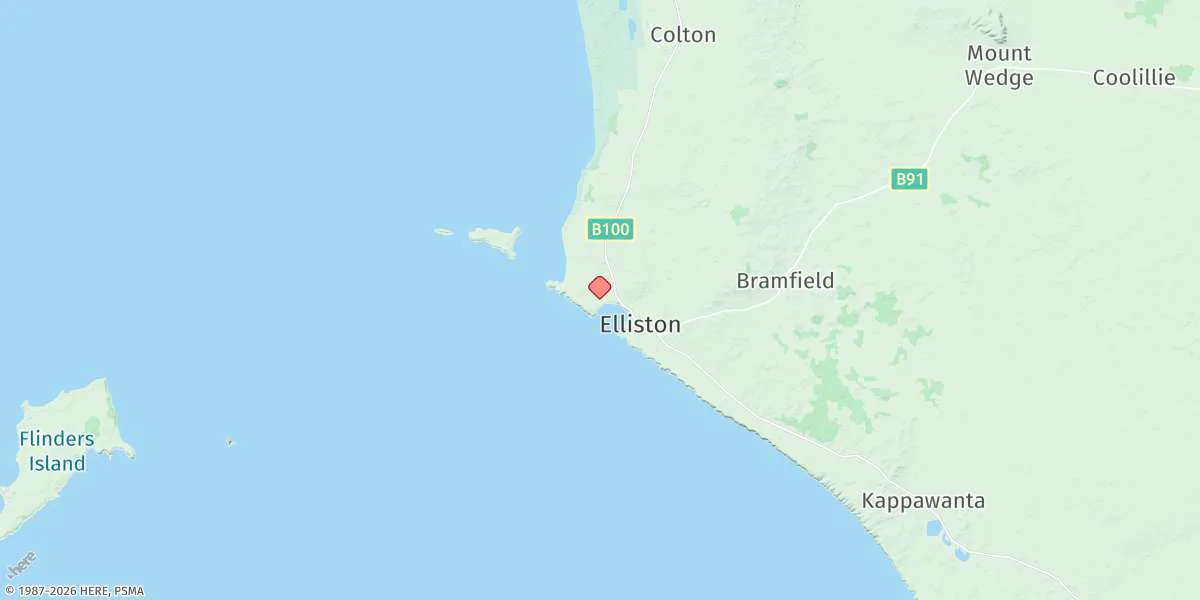 Map preview for Elliston