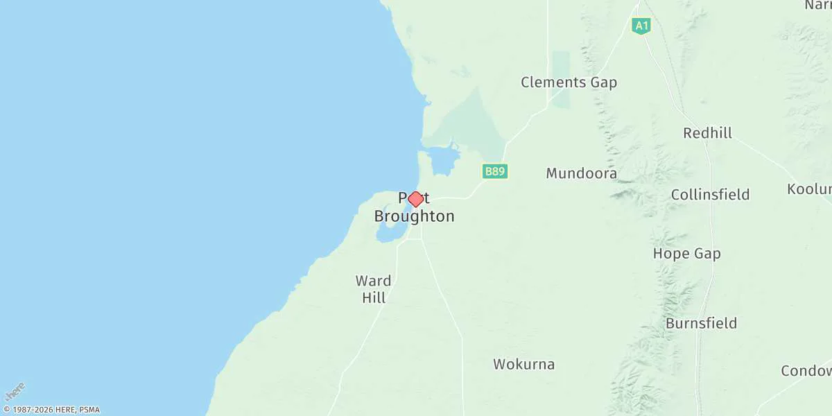 Map preview for Port Broughton