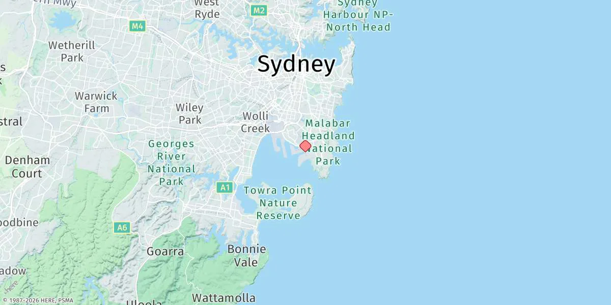 Map preview for Botany Bay