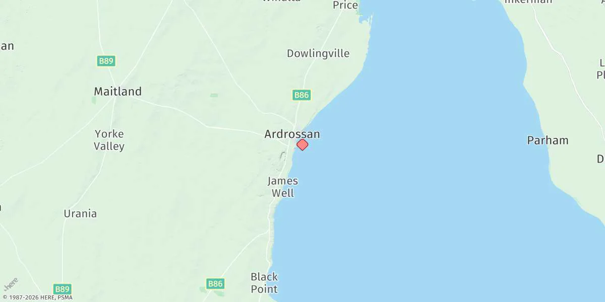 Map preview for Ardrossan
