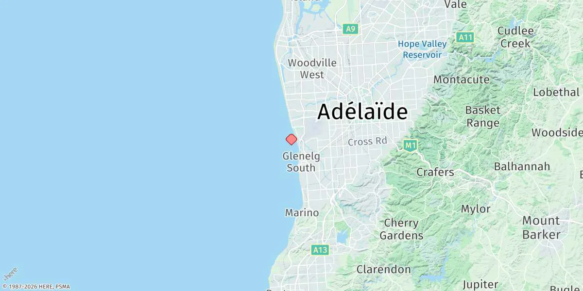 Map preview for Glenelg