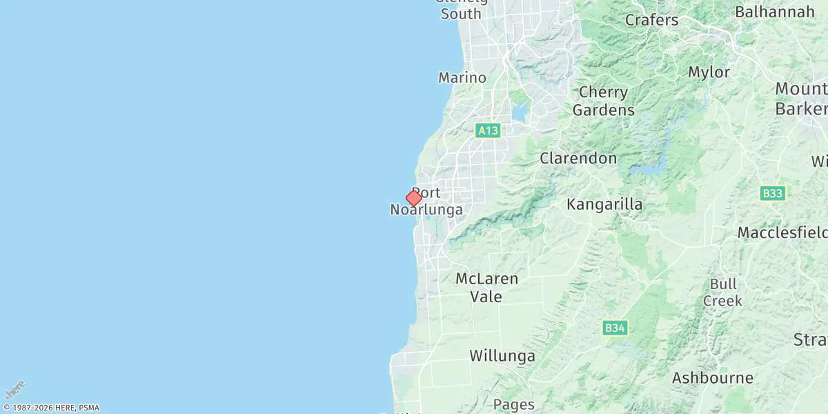 Map preview for Port Noarlunga