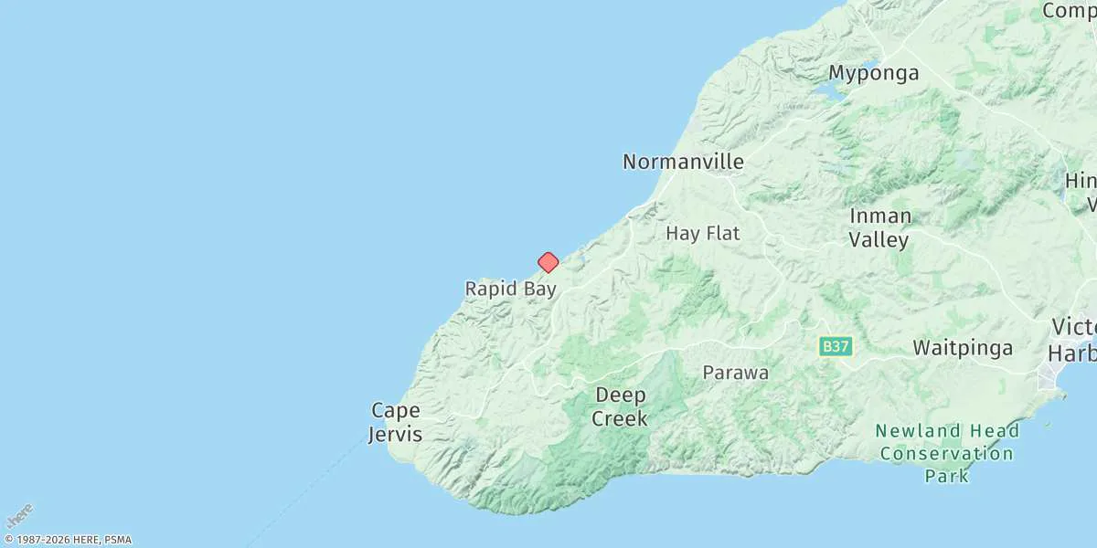 Map preview for Second Valley