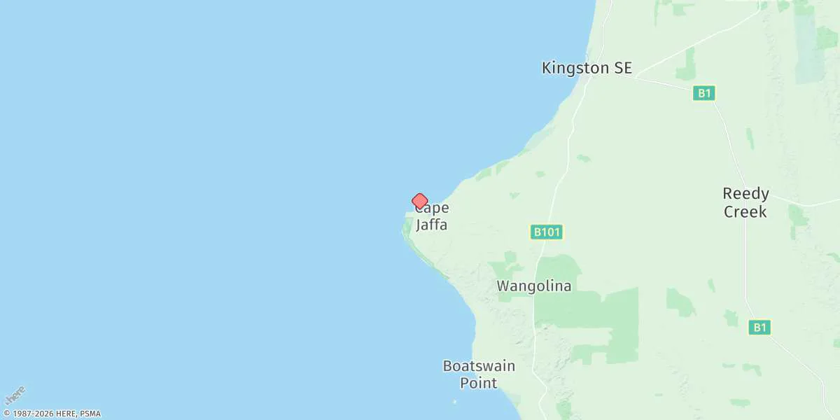 Map preview for Cape Jaffa