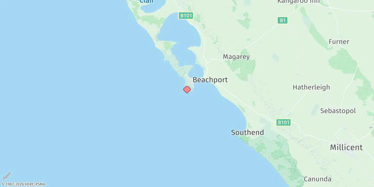 Map preview for Beachport