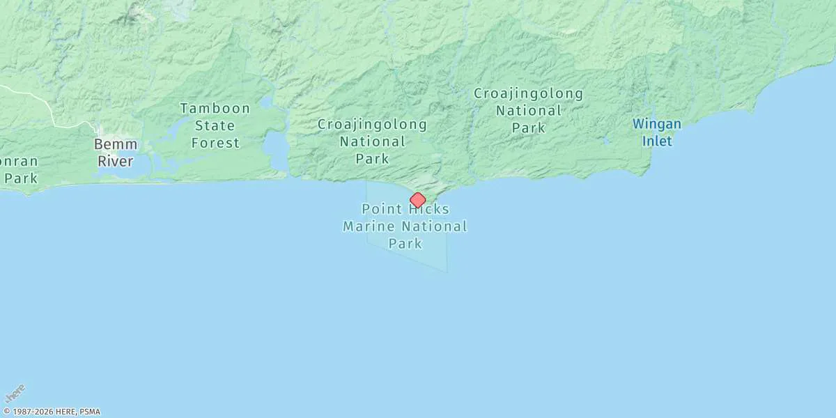 Map preview for Point Hicks