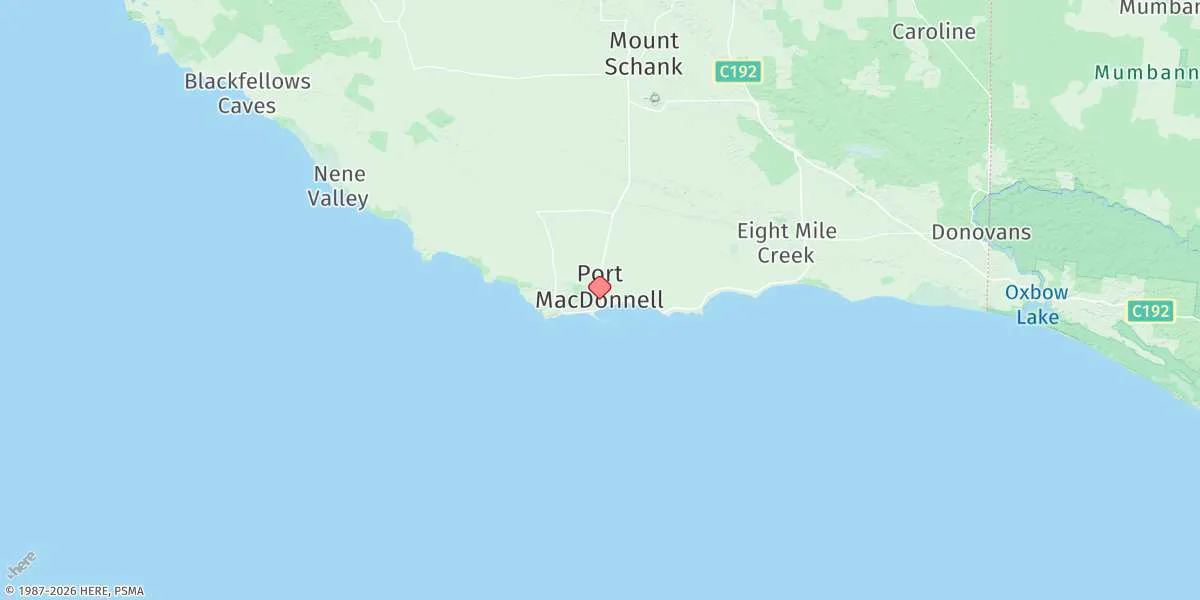 Map preview for Port Macdonnell