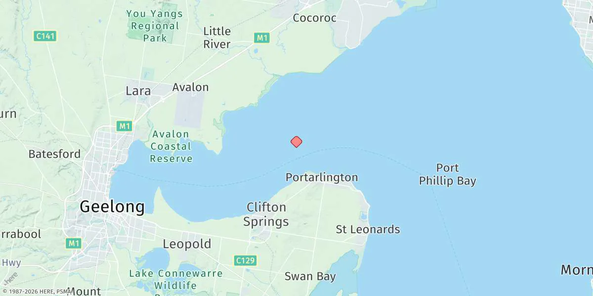 Map preview for Point Richards Channel