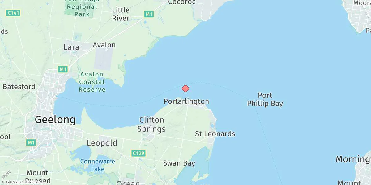 Map preview for Point Richards (Corio Bay)