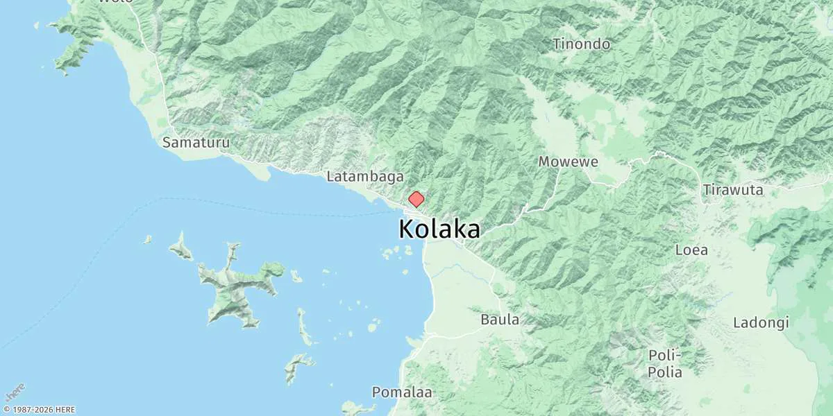 Map preview for Kolaka