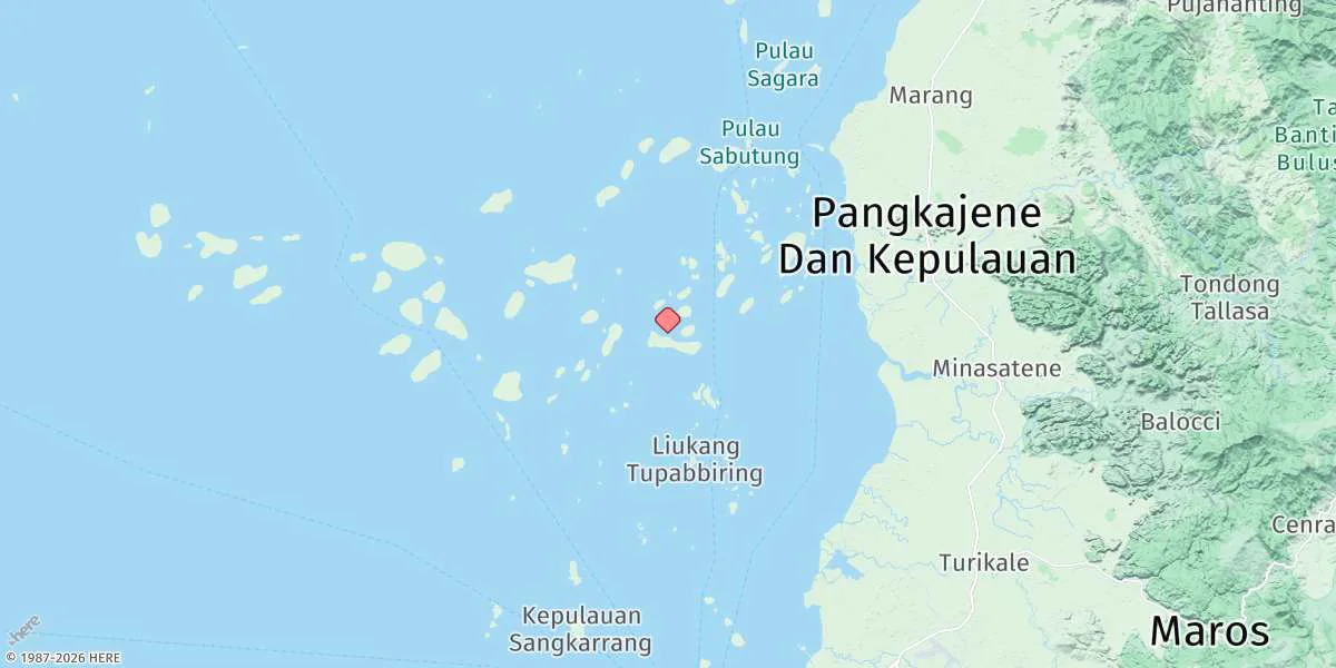 Map preview for Pulau Karangrang